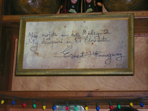 Ernest Hemingway sign Autographed sign by Hemingway
