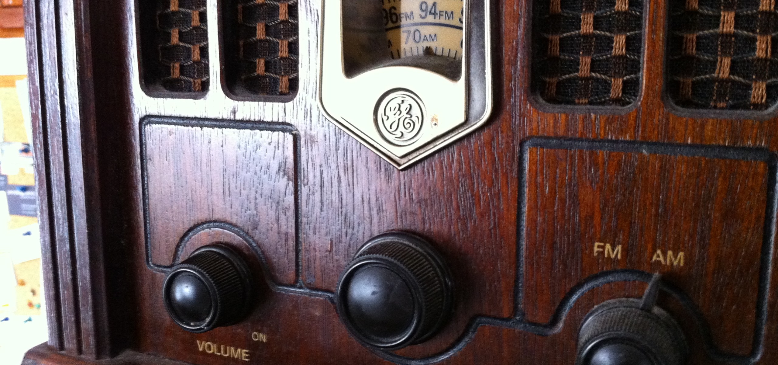 Old-fashioned radio